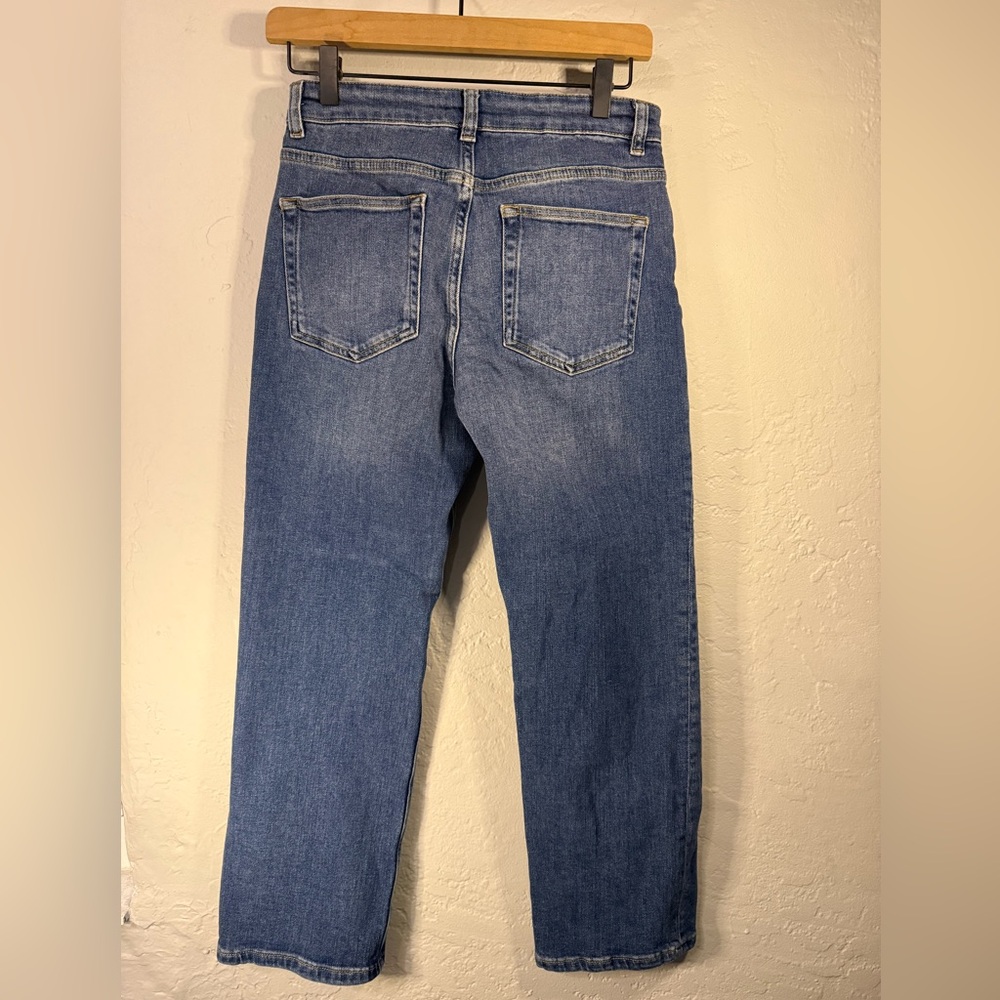 ME+EM Dark Blue Straight Leg Jeans - Picture 6 of 8